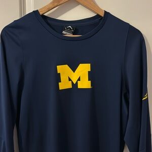 Like new, Nike Dri-Fit University of Michigan long sleeve.